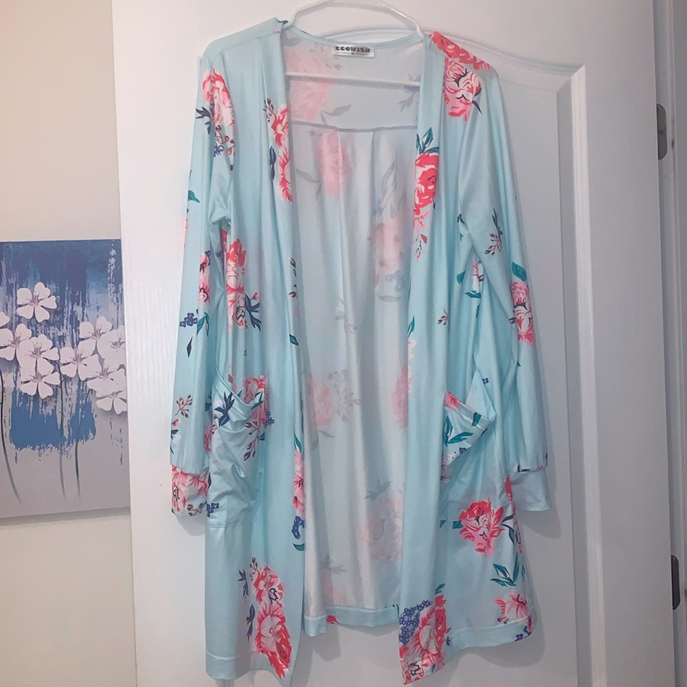 Ecowish floral kimono cardigan